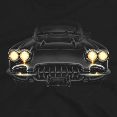 1958 Chevy Corvette Klassisk Amerikansk T-Shirt