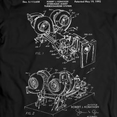 Hydrauliskt Assisterad Turbosystem Patent T-Shirt