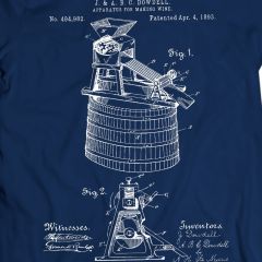 Vinframställning Patent T-Shirt