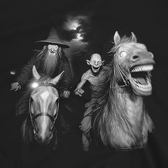 Midnight Ride with Gandalf & Gollum T-Shirt