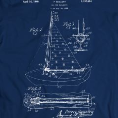 Beaudry Segelbåt 1940 Patent T-Shirt