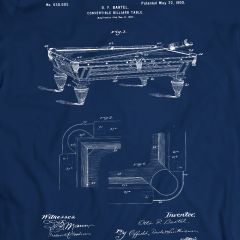 Brunswick Biljardbord 1909 T-Shirt