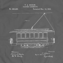 Edison Elektriskt Lokomotiv 1893 T-Shirt