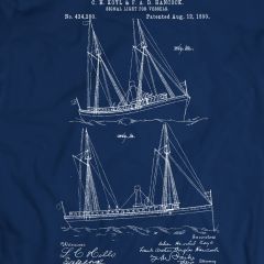 Koyl Och Hancock Fartyg 1890 T-Shirt