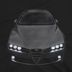 Dark Italian Sedan Legend Alfa 159 T-Shirt