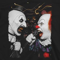 Terrifier vs. Pennywise – Killer Clown Party T-Shirt