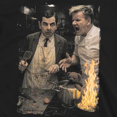 When Bean Meets Ramsay – Kitchen Disaster T-Shirt